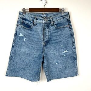 Old Navy Cut Off Shorts Women Size 8 Extra High Rise Button Fly 0439